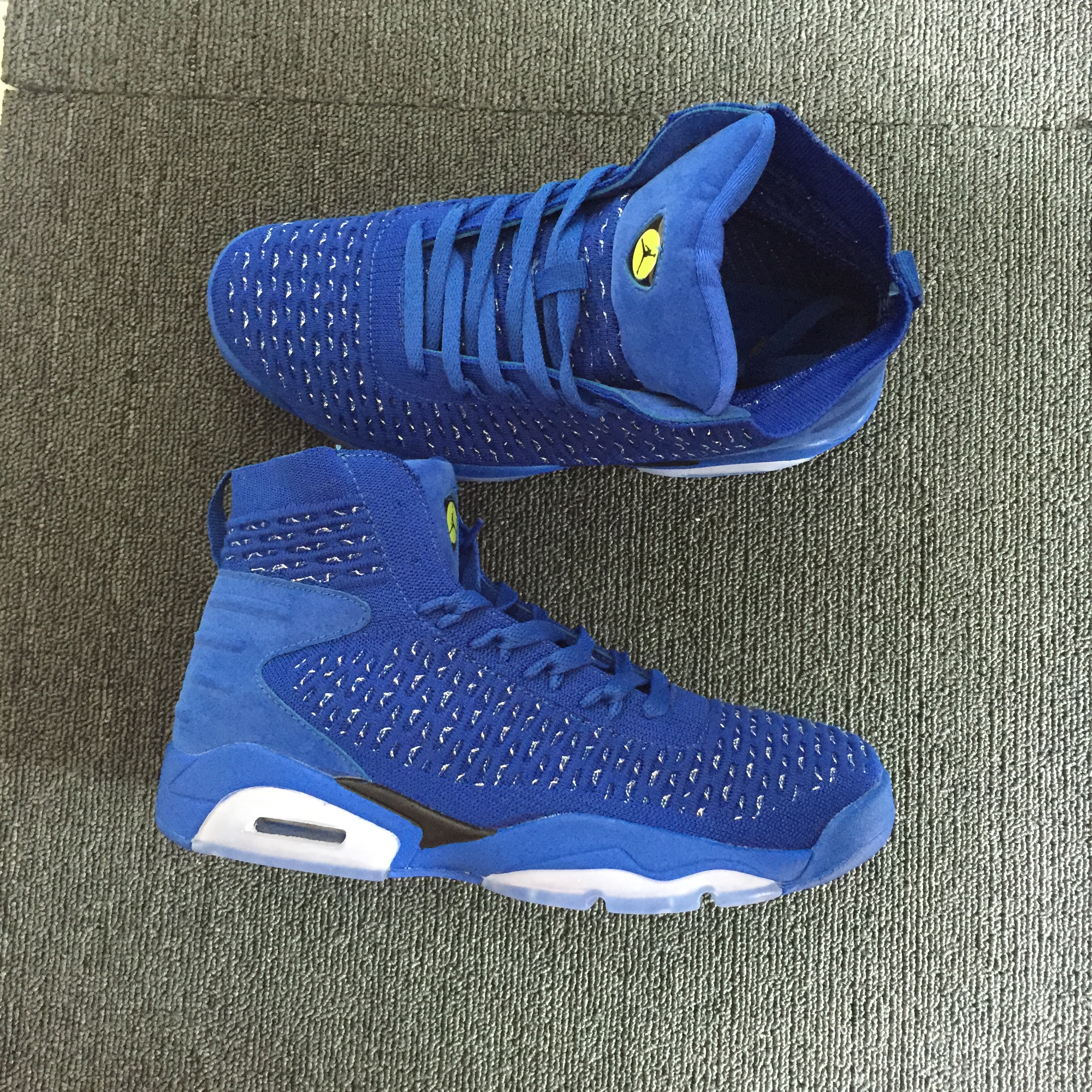 Men Jordan 6 Flyknit China Blue Shoes